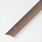 ALFER - Profil přechodový oblouk děrovaný PVC hnědý 1000x30x5mm