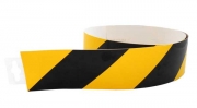 Bezpečnostní pás samolepící normový (pravý) 980x60mm - žluto/černý