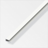 ALFER - Profil lemovací jednostranný PVC bílý 1000x4x15x1mm