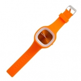 Silikonové hodinky oranžové