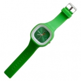 Silikonové hodinky zelené