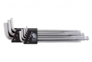 Magg PROFI - Sada imbus klíčů s kuličkou, prodloužených (1,5-10mm) - 9 ks