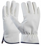 GEBOL - DRIVER SL pracovní rukavice bílá syntetická kůže - velikost 9 (blistr)