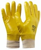 GEBOL - YELLOW NITRIL PLUS pracovní nitrilové rukavice - velikost 10 (blistr)