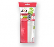 viGO! BIO kelímek papírový bílý 250ml - 6 ks