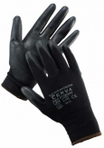 CERVA - BUNTING BLACK EVOLUTION rukavice PU - velikost 10