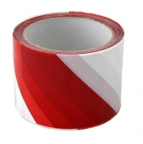 Výstražná páska 70mm/100m - červeno/bílá