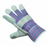 CERVA - FFHS-01-001 pracovní kožená rukavice šedá hovězí štípenka - velikost 10,5