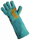 CERVA - HARPY rukavice celokožené ze štípenky délka 35cm - velikost 11