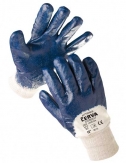 CERVA - KITTIWAKE rukavice bavlněné s nitrilovou dlaní a pružnou manžetou - velikost 10