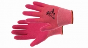 CERVA - LOLLIPOP rukavice nylon. latex. růžová - vel. 4