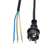 SOLIGHT - flexo šňůra/kabel 3G1,5mm2 gumová černá - 5m