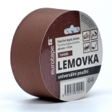 Eurotape - Lemovka textilní lepicí páska 48mm x 10m - hnědá