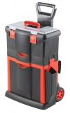 TOOD - Plastový pojízdný kufr, tažná rukojeť 460x330x660mm s 1x zásuvkou