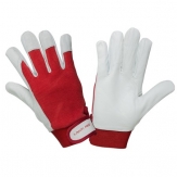 LAHTI PRO - RED pracovní rukavice kozinková useň - velikost 10 (blistr)