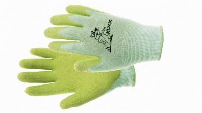 CERVA - FUDGE rukavice nylonové latexová dlaň zelená - velikost 5