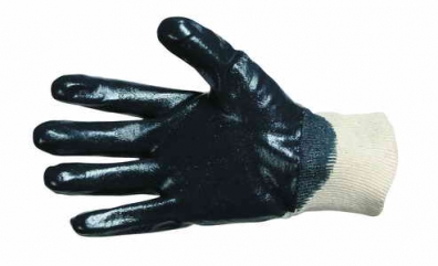 CERVA - HARRIER rukavice polomáčený nitril pružný úplet - velikost 9