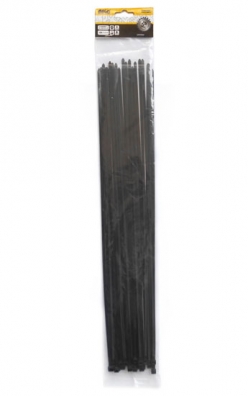 Stahovací pásky 4,8x500mm černé - 25 ks